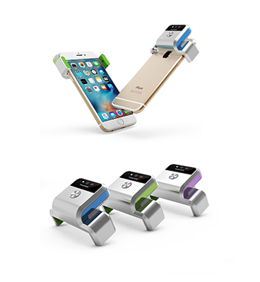 新大陸 智聯(lián)天地 W100藍牙背夾可穿戴微型掃描器